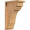 Ekena Millwork Pescadero Smooth Corbel w/Backplate, Western Red Cedar, 7 1/2"W x 12"D x 20"H COR08X12X20PEC01SWR - alternate 1